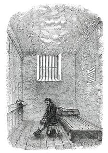 Punishment Cell, Newgate Prison, 1850. Creator: Unknown