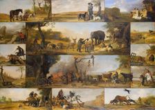 Punishment of a Hunter, 1647. Creators: Paulus Potter, Cornelis van Poelenburgh