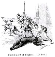 Punishment of Negroes Santo Domingo, 1873. Creator: Unknown