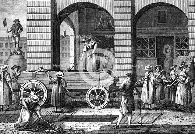 'Punishment of Prostitutes in Switzerland', c18th century. Artist: Unknown