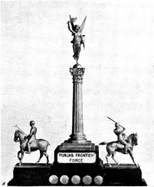 Punjab Frontier Force Challenge Trophy, 1895. Creator: Unknown