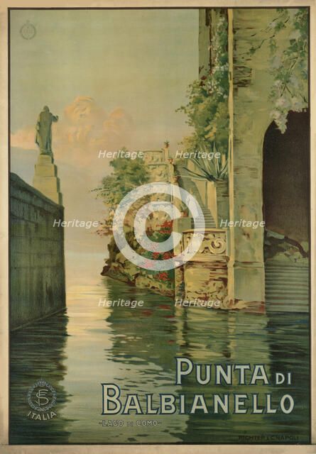 Punta di Balbianello. Lago di Como, 1925. Creator: Anonymous.