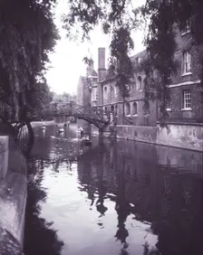 Punting on The Backs at Cambridge, c1955. Creator: Arthur Charles Kirby Ware