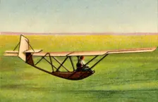 Pupil in Zögling training glider at the Rhön-Rossitten Society gliding school, Germany, 1932. Creator: Unknown