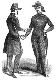 Pupils of the Polytechnic School at Paris, 1844. Creator: Unknown