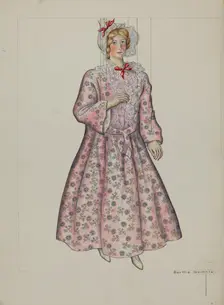 Puppet - "Mrs. Shelby", c. 1937. Creator: Bertha Semple