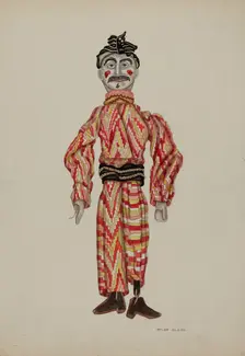 Puppet, c. 1940. Creator: Hilda Olson