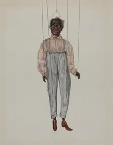 Puppet - "Cotton Picker", c. 1936. Creator: Vera Van Voris