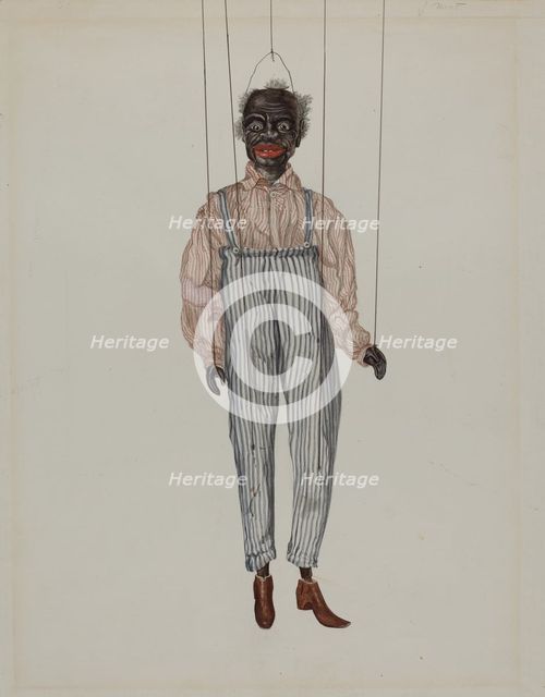 Puppet - "Cotton Picker", c. 1936. Creator: Vera Van Voris.