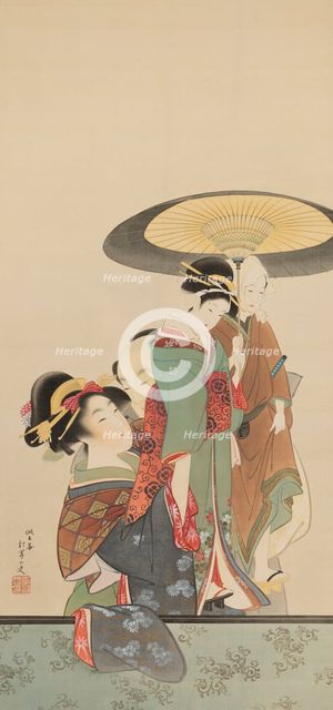 Puppet Drama. Creator: Shoen, Uemura (1875-1949).
