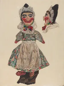Puppet: "Judy", c. 1937. Creator: Dorothy Brennan