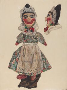 Puppet: "Judy", c. 1937. Creator: Dorothy Brennan