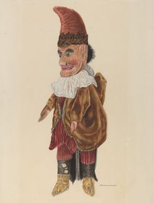 Puppet: "Punch", c. 1937. Creator: Edward Strzalkowski