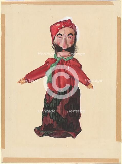 Puppet: Pirate, c. 1936. Creator: Beverly Chichester.