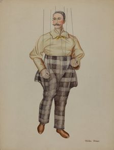 Puppet - "Simon Legree", c. 1939. Creator: Elmer Weise