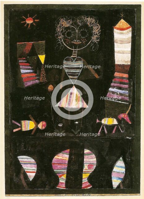 Puppet theater, 1923. Creator: Klee, Paul (1879-1940).