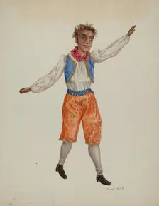 Puppet - "Tight Rope Walker", c. 1938. Creator: Pearl Torell