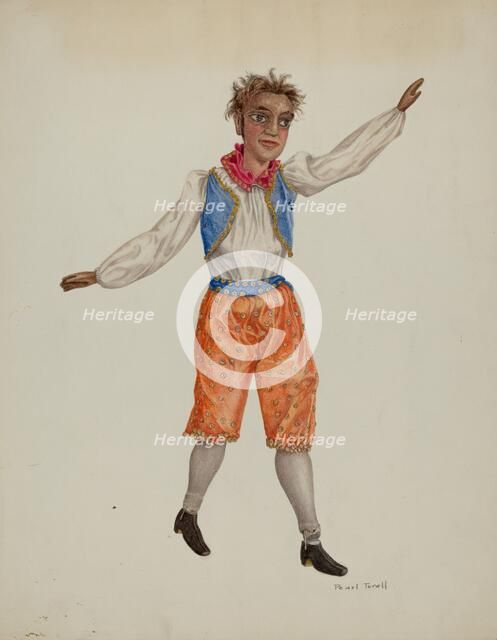 Puppet - "Tight Rope Walker", c. 1938. Creator: Pearl Torell.