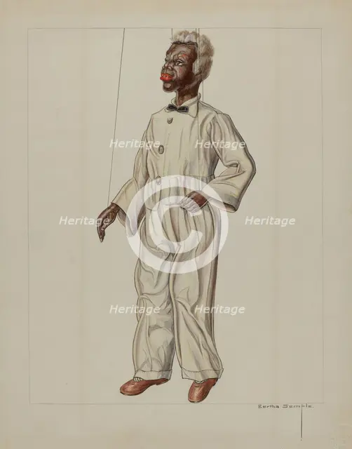 Puppet - "Uncle Tom", c. 1937. Creator: Bertha Semple.