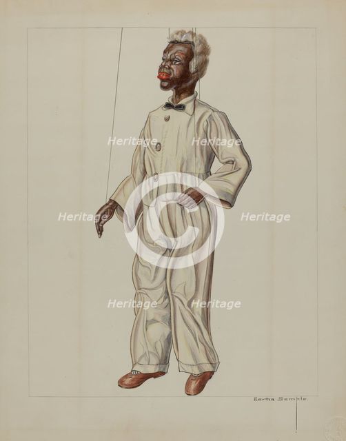 Puppet - "Uncle Tom", c. 1937. Creator: Bertha Semple.