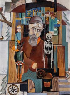 Puppeteer, 1921. Creator: Styrsky, Jindrich (1899-1942)