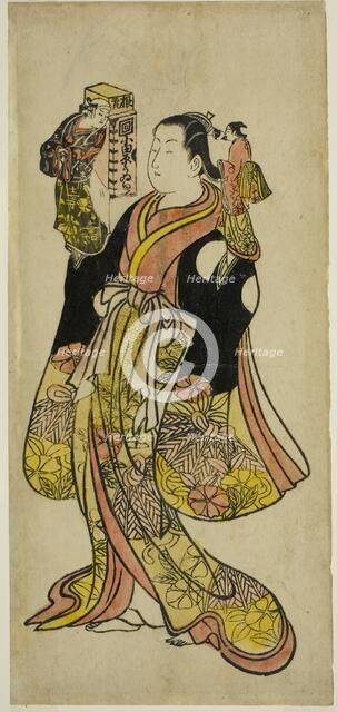 Puppeteer, c. 1730. Creator: Okumura Toshinobu.