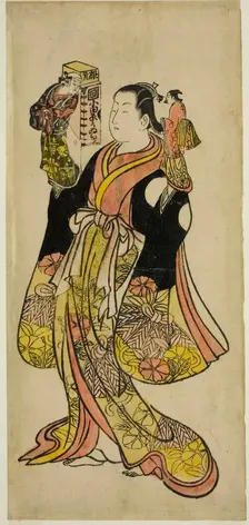 Puppeteer, c. 1730. Creator: Okumura Toshinobu