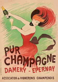 Pur Champagne - Damery - Epernay, 1902. Creator: Cappiello, Leonetto (1875-1942)