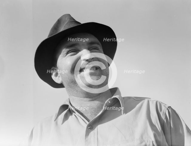 Purchasing farm under Bankhead-Jones Act, near Stockton, California, November 17, 1938. Creator: Dorothea Lange.