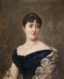 Purificación Fontán, Marchioness of Pazo de la Merced, 1885. Creator: Federico de Madrazo y Kuntz