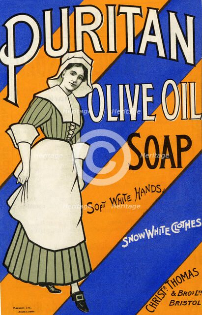 Puritan Olive Oil Soap, c.1900. Artist: Unknown