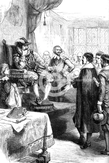 Puritans before James I, 17th century (c1880). Artist: Unknown