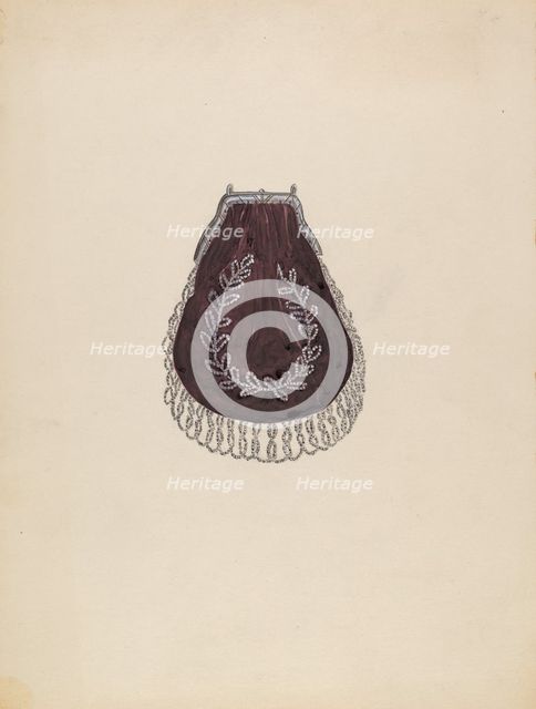 Purse, 1935/1942. Creator: Gladys Cook.