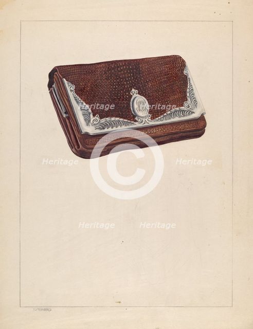 Purse, 1935/1942. Creator: Isidore Steinberg.
