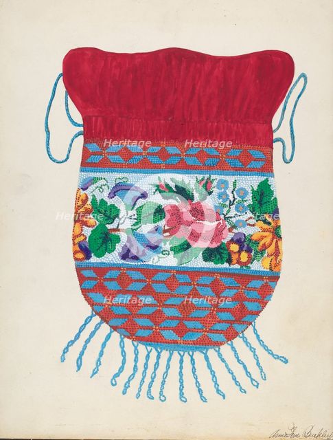 Purse, c. 1936. Creator: Ann Gene Buckley.
