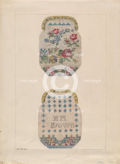 Purse, c. 1936. Creator: Edith Magnette.
