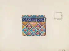 Purse, c. 1936. Creator: Walter Pyle