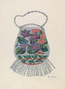 Purse, c. 1937. Creator: Ruth Buker