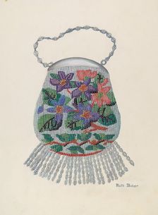 Purse, c. 1937. Creator: Ruth Buker