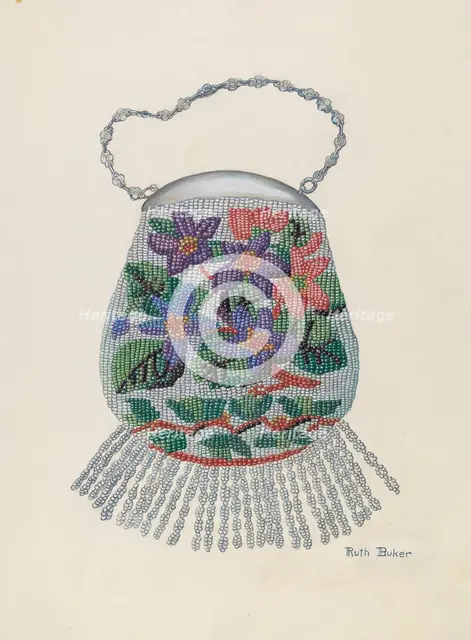 Purse, c. 1937. Creator: Ruth Buker.
