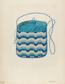 Purse, c. 1937. Creator: Ruth M. Barnes