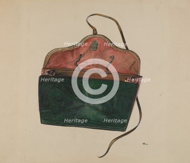 Purse, c. 1938. Creator: Ralph Atkinson.