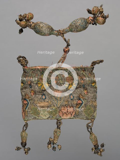 Purse, early 1600s. Creator: Unknown.
