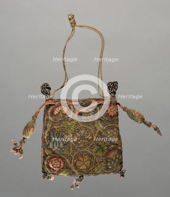 Purse, early 1600s. Creator: Unknown.