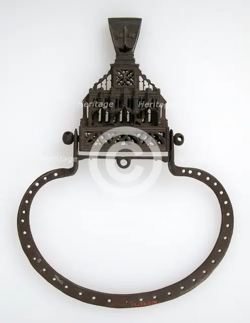 Purse Frame, French, 15th-16th century. Creator: Unknown.