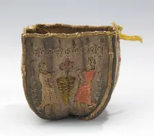 Purse, probably French, fourth quarter 17th century. Creator: Unknown