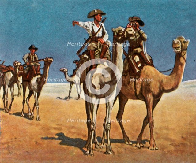 Pursuing the Simon-Copper-Hottentotts in the Kalahari Desert, 16 March 1908, (1936). Creator: Unknown.