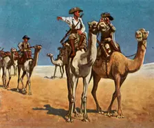 Pursuing the Simon-Copper-Hottentotts in the Kalahari Desert, 16 March 1908, (1936). Creator: Unknown