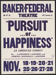 Pursuit of Happiness, Denver, [193-]. Creator: Unknown