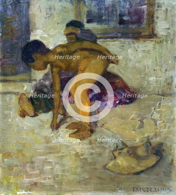 Purple and bronze, 1905. Creator: Dorothy Kate Richmond.